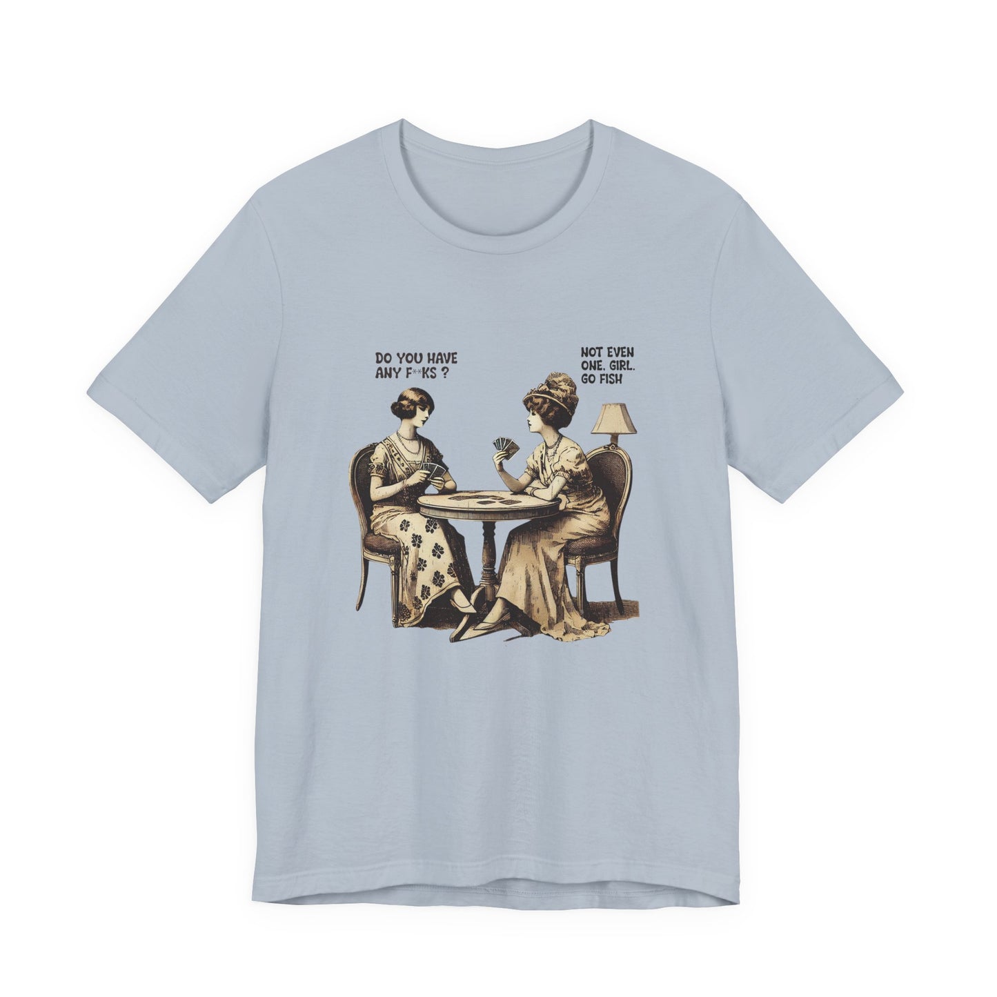 Funny Card Playing Tee, Card Playing Lovers Tee, Vintage Style Top - PopCultureByDesign36