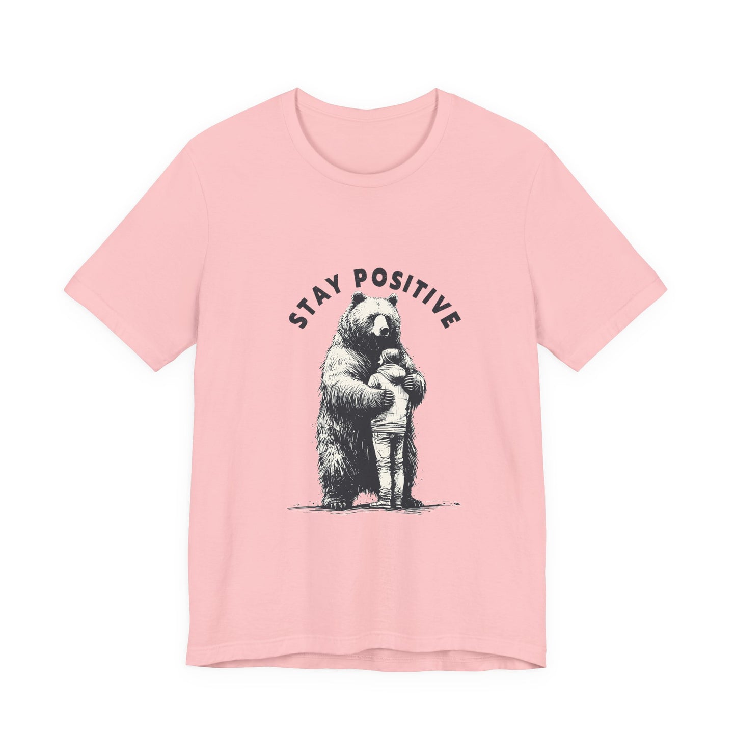 Stay Positive Bear Hug Shirt, Mental Health Shirt, Bear Hug Tee - PopCultureByDesign36