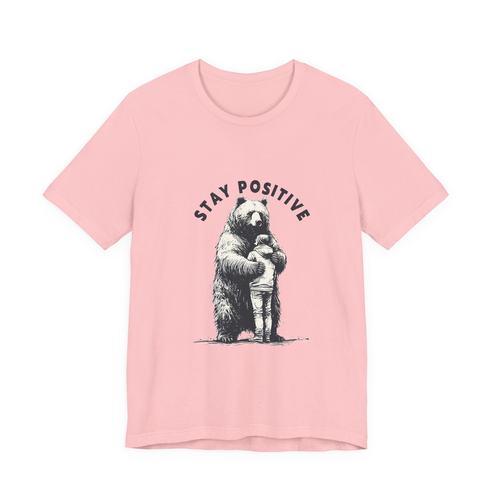 Stay Positive Bear Hug Shirt, Mental Health Shirt, Bear Hug Tee - PopCultureByDesign36