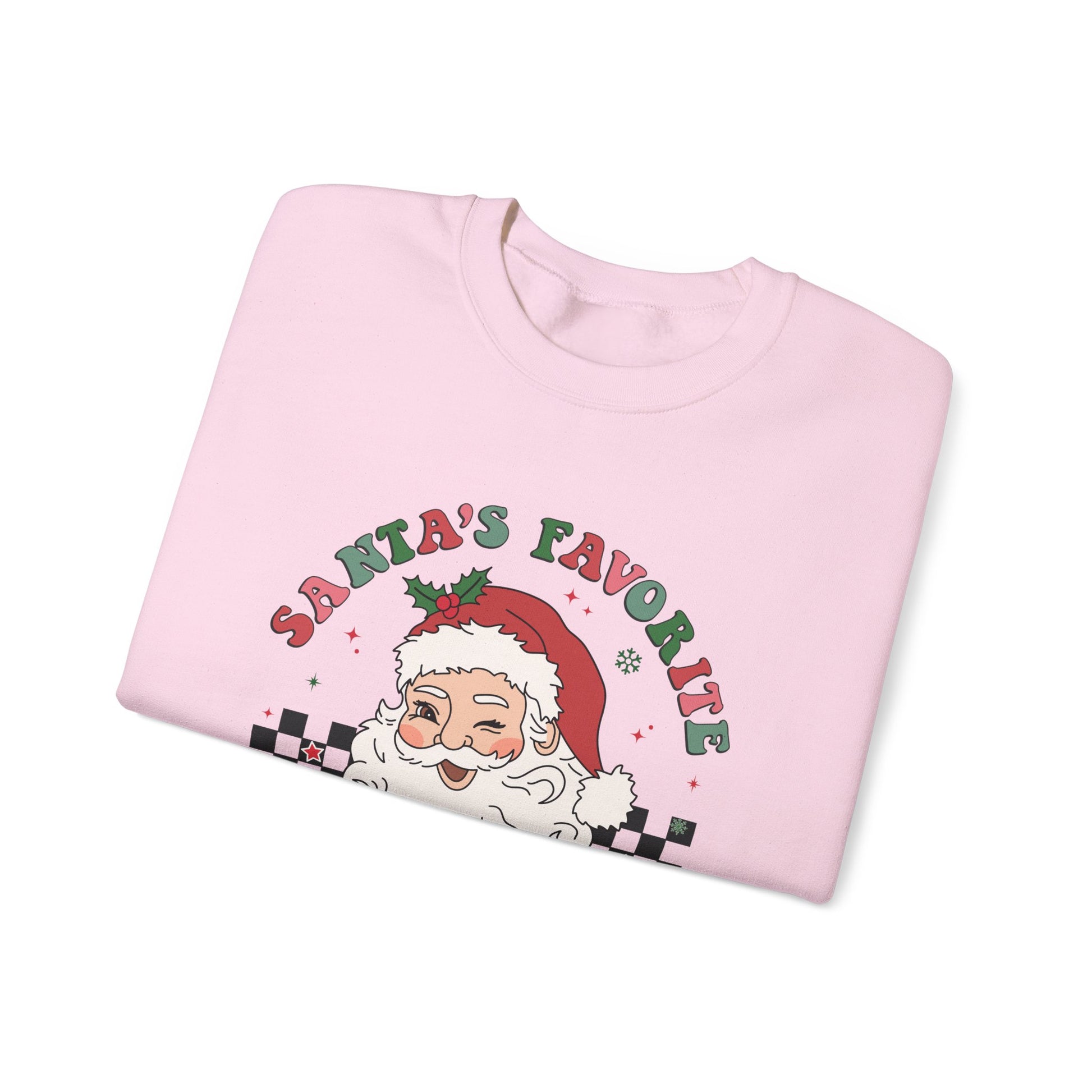 Santas Favorite Lunch Lady, Retro Santa Sweatshirt, Cute School Santa - PopCultureByDesign36