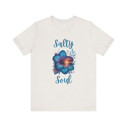 Summer Salty Soul T-shirt, Trendy Summer Shirt, Retro Summer T-shirt - PopCultureByDesign36