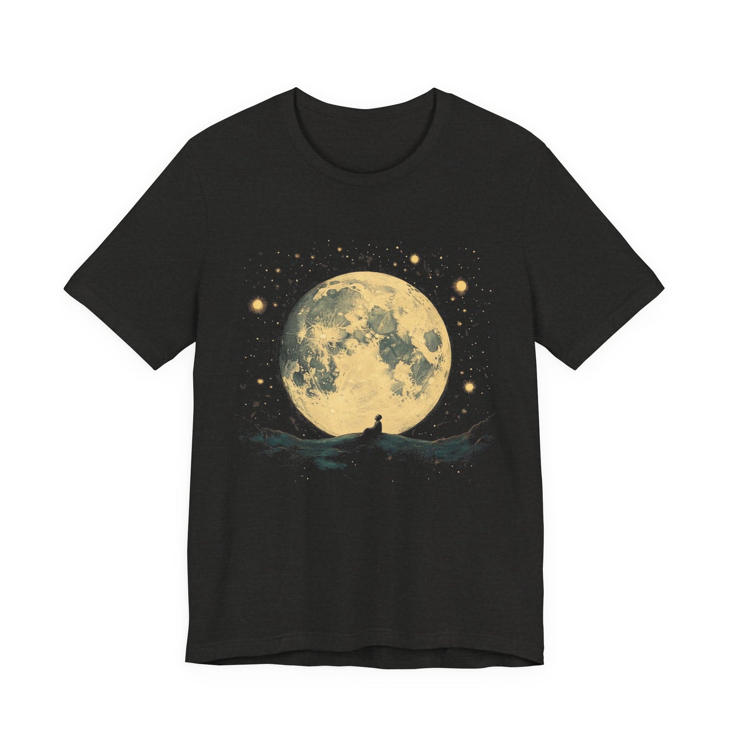 Mystic Moon And Boy Shirt, Mystical Moon Phase Shirt, Moon Phase T-Shirt - PopCultureByDesign36