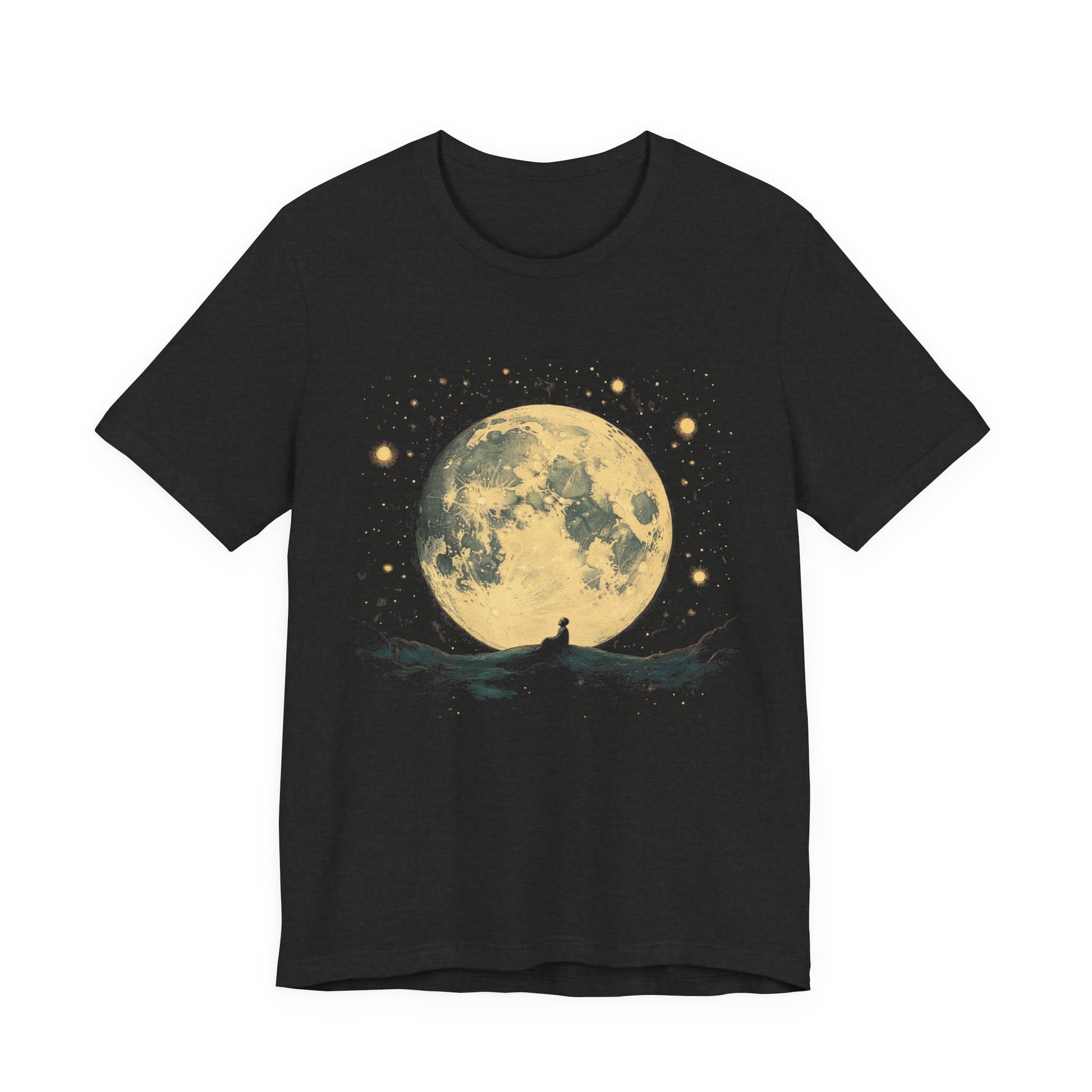 Mystic Moon And Boy Shirt, Mystical Moon Phase Shirt, Moon Phase T-Shirt - PopCultureByDesign36