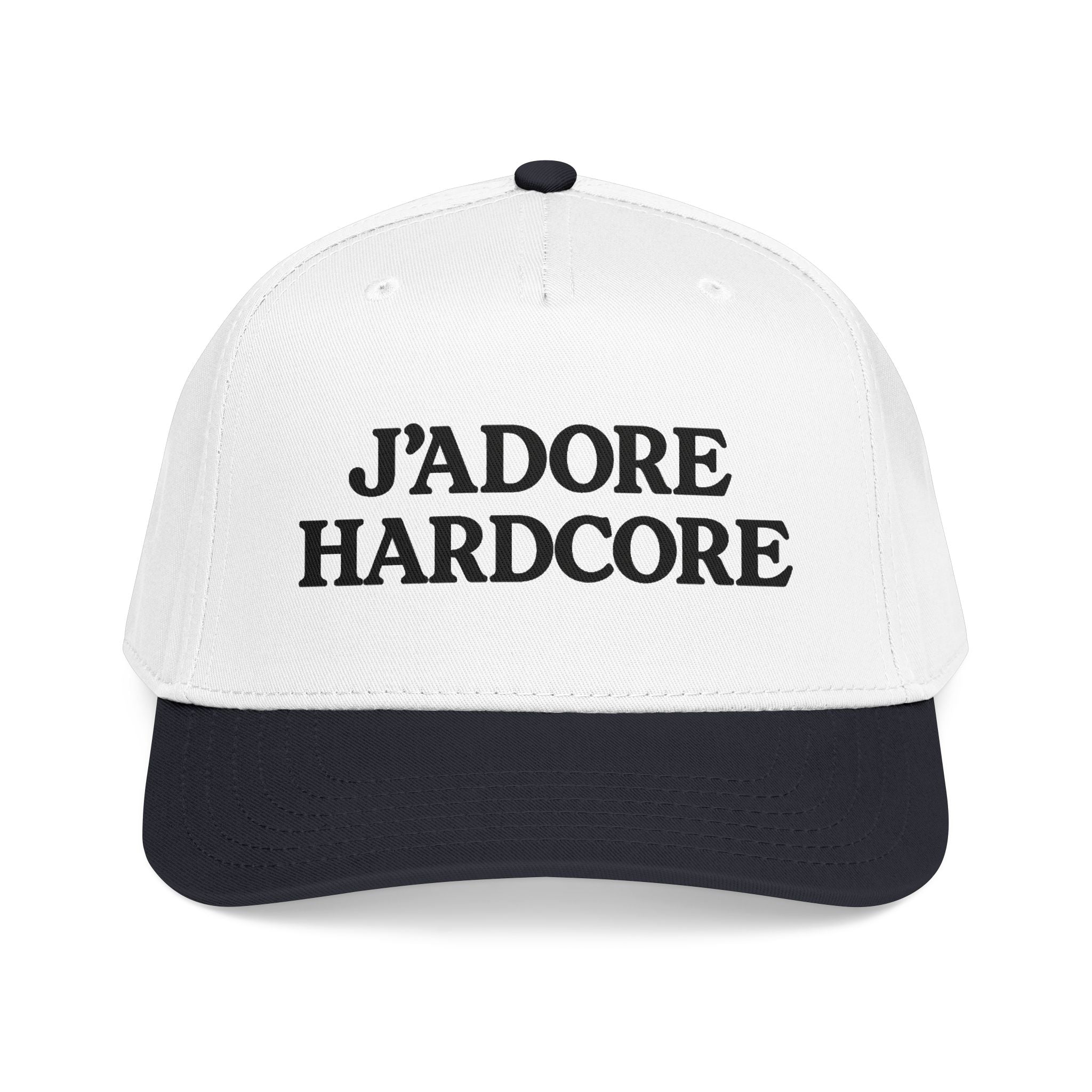 Jadore Hardcore Baseball Cap — Mid Profile by PopCultureByDesign36