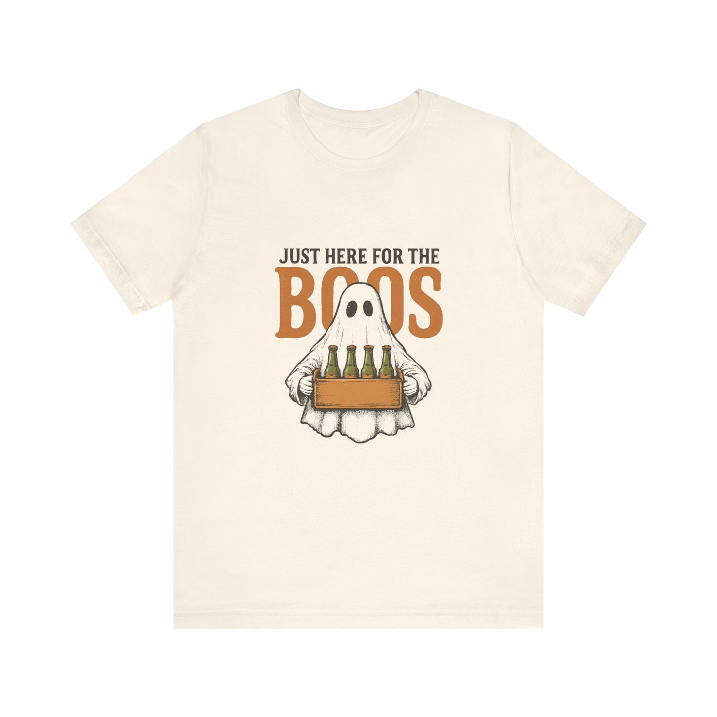 Halloween Shirt, I'm Just Here For The Boos Shirt, Halloween Ghost Shirt - PopCultureByDesign36