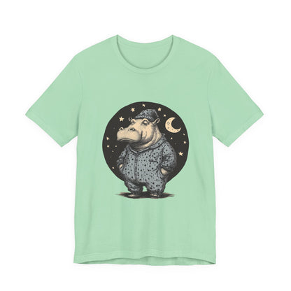 Sleepy Hippo Shirt, Funny Hippo Shirt, Cute Hippo Shirt - PopCultureByDesign36