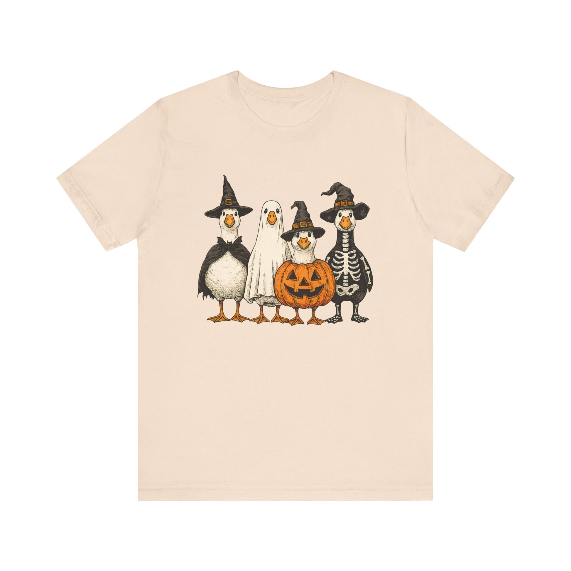 Duck Halloween Tee, Funny Halloween Duck Shirt, Quirky Bird Top - PopCultureByDesign36