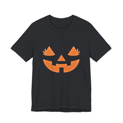 Halloween Pumpkin Tee, Spooky Shirt, Fall T-Shirt, Pumpkin Face Top - PopCultureByDesign36