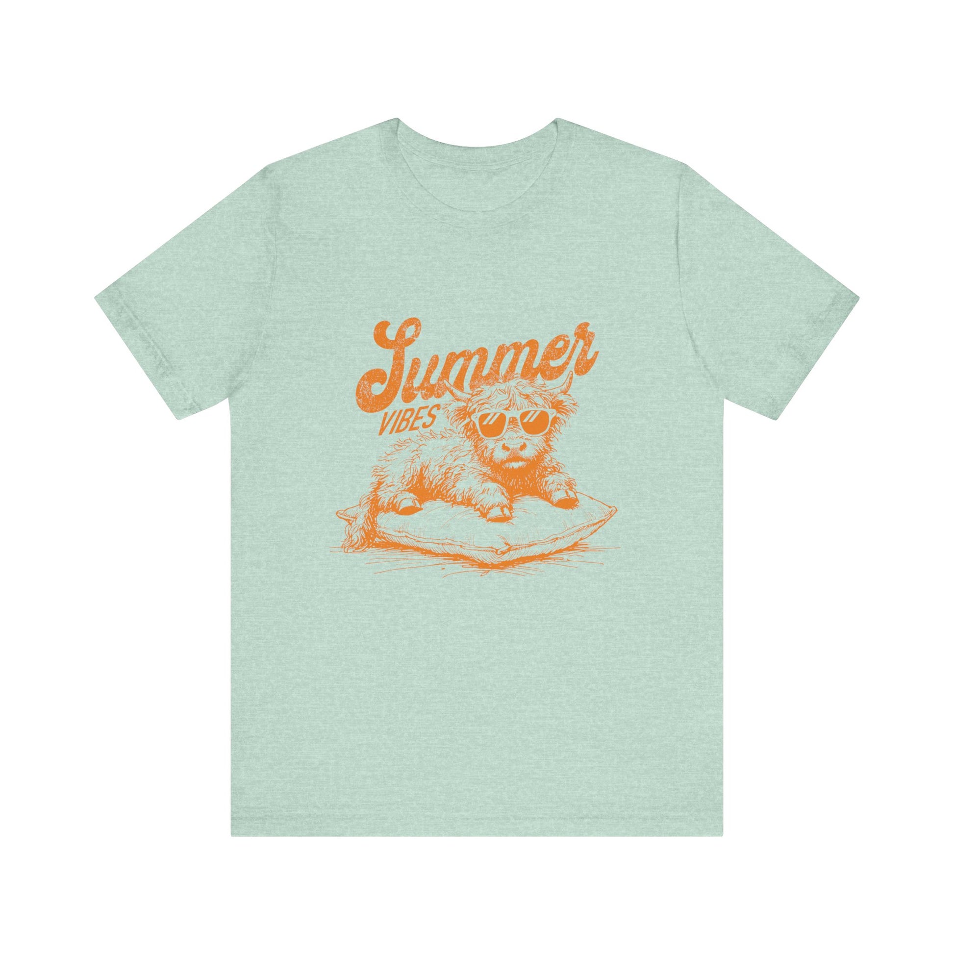 Summer Vibes Highland Cow Shirt, Western Shirt, Cow Shirt - PopCultureByDesign36