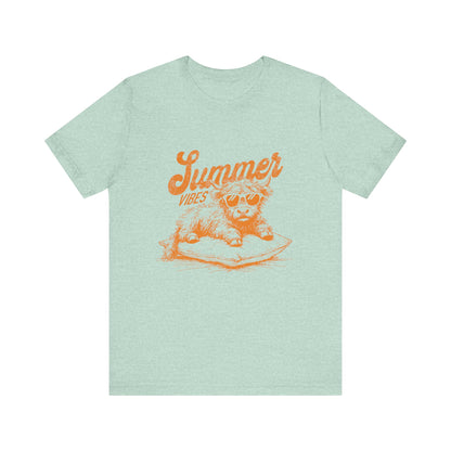 Summer Vibes Highland Cow Shirt, Western Shirt, Cow Shirt - PopCultureByDesign36