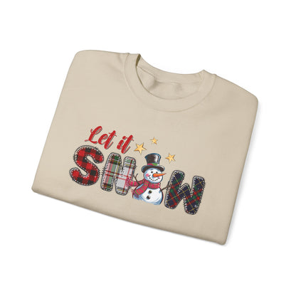 Let It Snow Sweatshirt, Christmas Tis The Season Sweatshirt, Merry Christmas - PopCultureByDesign36