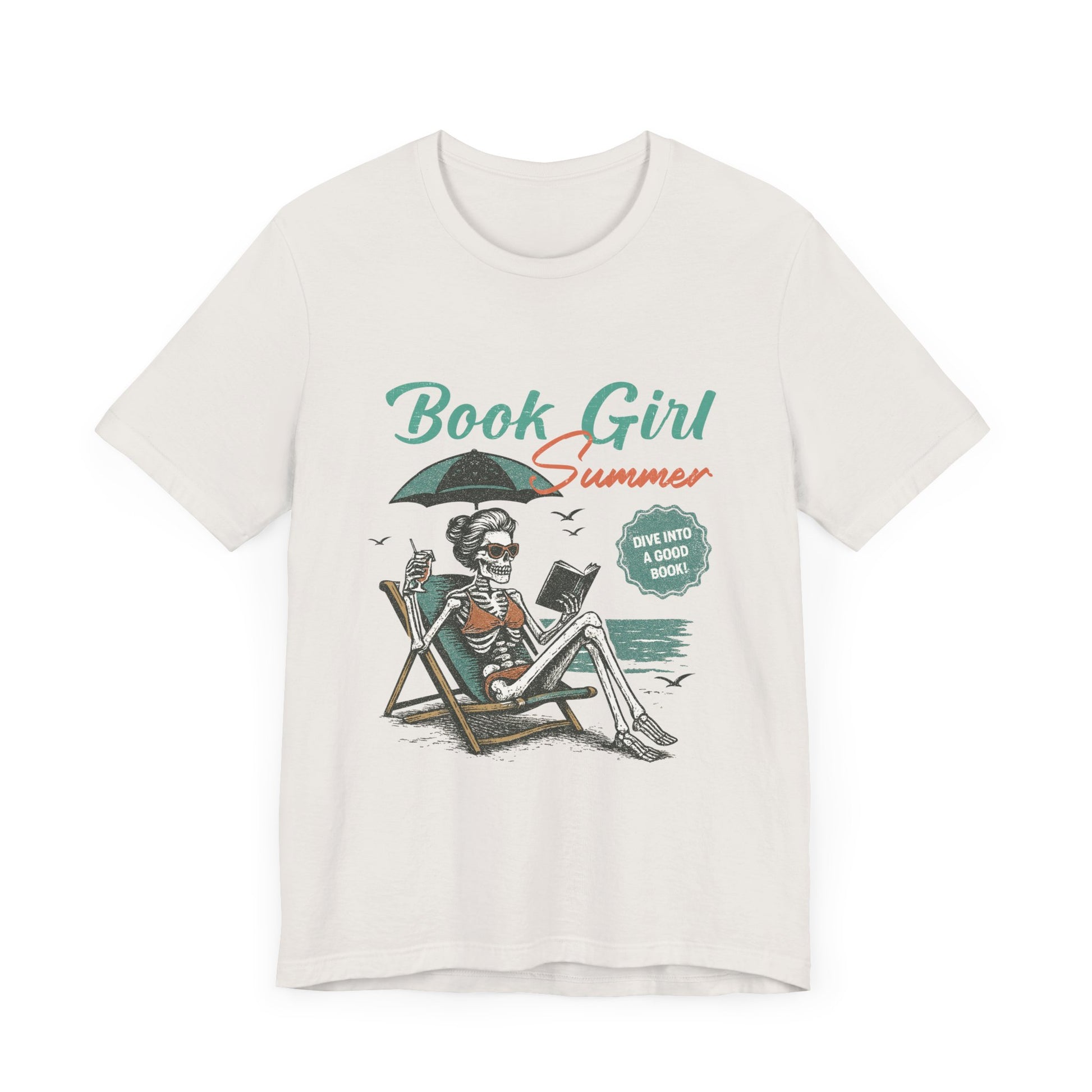 Book Girl Summer Shirt, Reading Lover Tee, Literary Bookworm Top - PopCultureByDesign36
