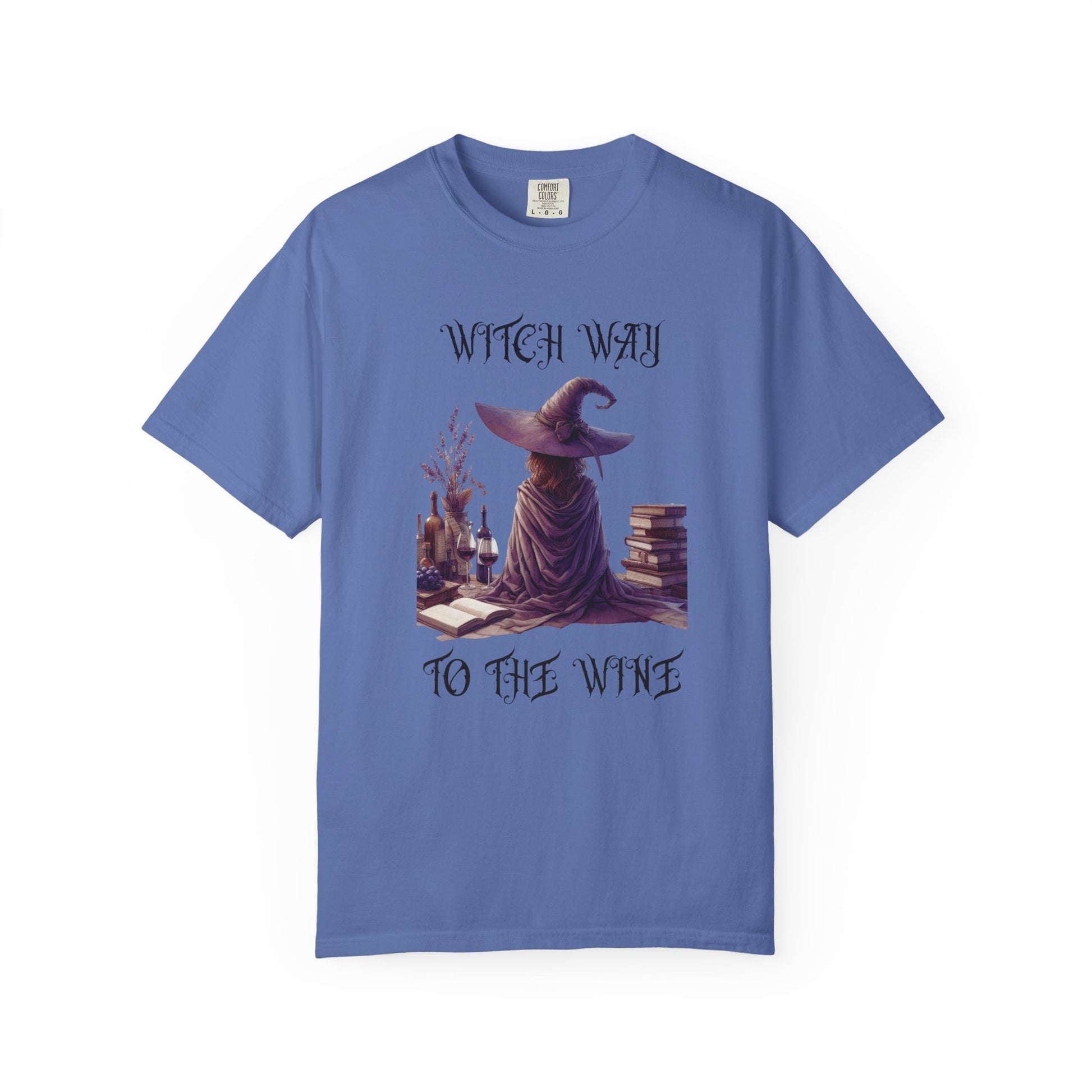 Funny Halloween Shirt, Halloween Witch Shirt, Wine Drinker Gift - PopCultureByDesign36