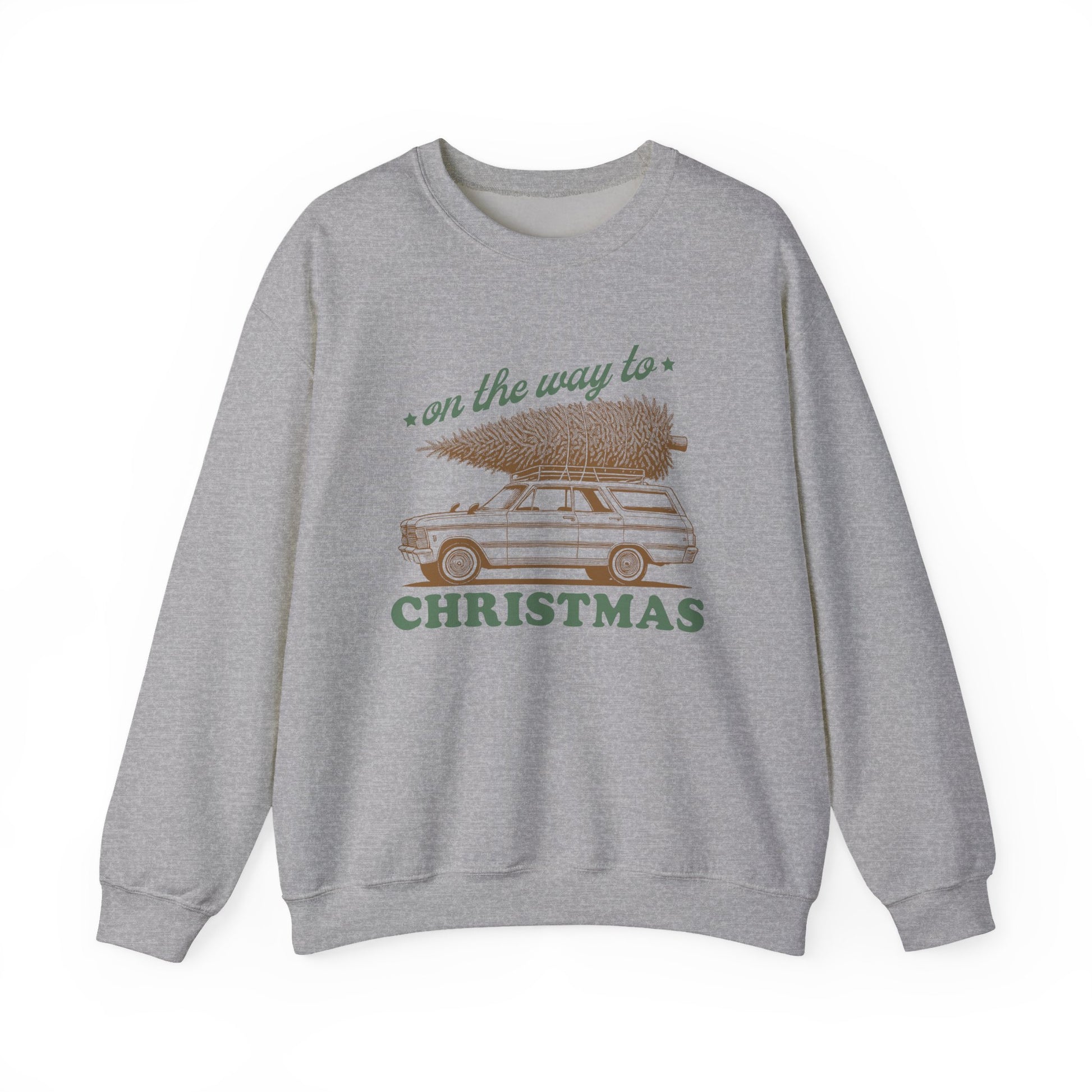 On The Way To Christmas, Xmas Sweatshirt, Family Christmas, Christmas Jolly - PopCultureByDesign36