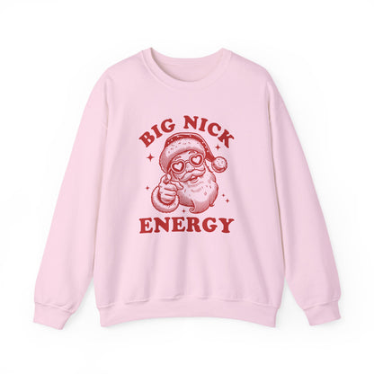 Big Nick Energy Christmas Shirt, Santa Inspired, Funny Santa Sweatshirt - PopCultureByDesign36