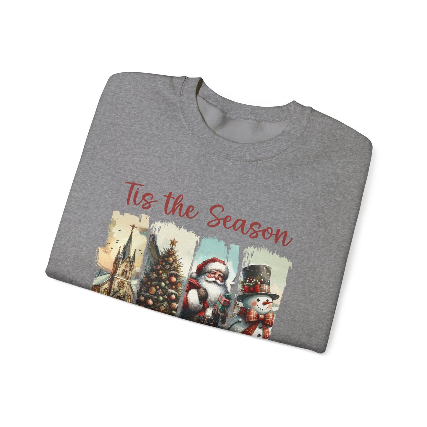 Tis The Season Sweatshirt, Merry Christmas Shirt, Christmas Sweatshirt - PopCultureByDesign36