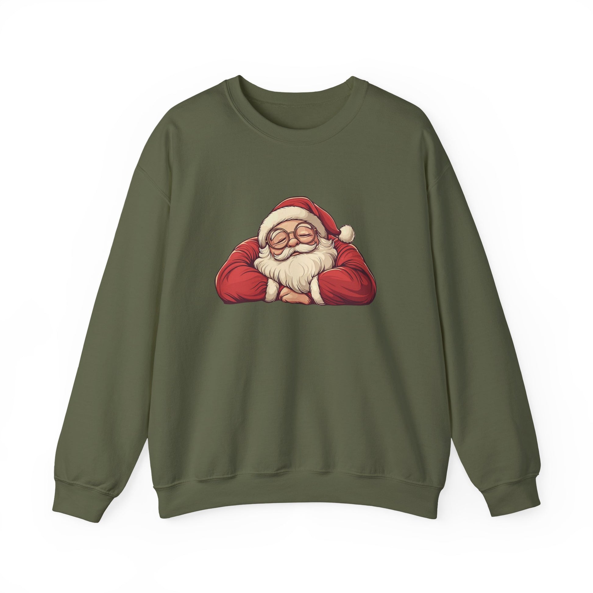Retro Santa Sweatshirt, Vintage Santa Sweatshirt, Retro Christmas Santa - PopCultureByDesign36