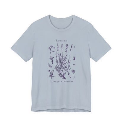 Retro Lavender Adult Shirt, Wildflowers Nature Shirt, Botanical Shirt - PopCultureByDesign36