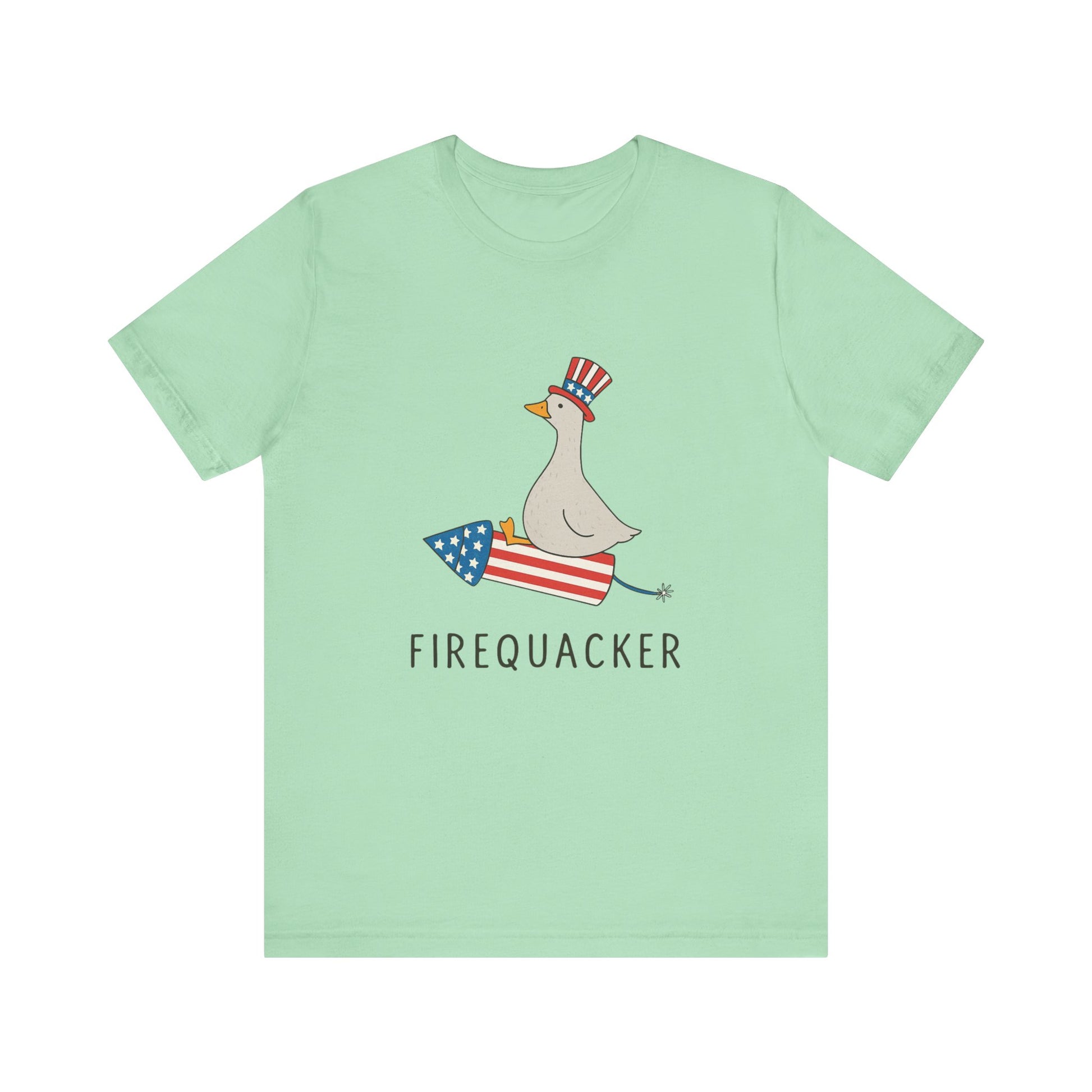 Firequacker Shirt, Funny Fourth Of July Shirt, Funny Goose Shirt - PopCultureByDesign36