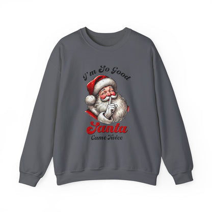 Funny Santa Sweatshirt, Women Ugly Christmas Sweatshirt, Holiday Sweatshirt - PopCultureByDesign36