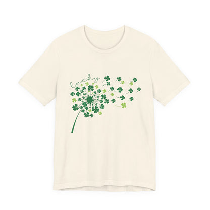 Lucky Shirt, St Patricks Day Shirt, Shamrock Heart T-Shirt - PopCultureByDesign36