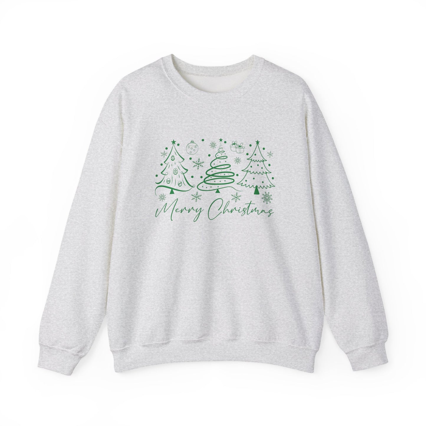Boho Style Merry Christmas Sweatshirt, Cozy Christmas Outfit - PopCultureByDesign36