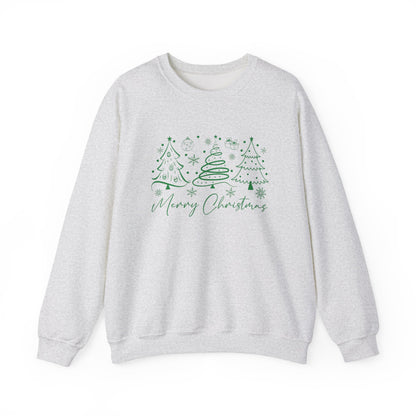 Boho Style Merry Christmas Sweatshirt, Cozy Christmas Outfit - PopCultureByDesign36