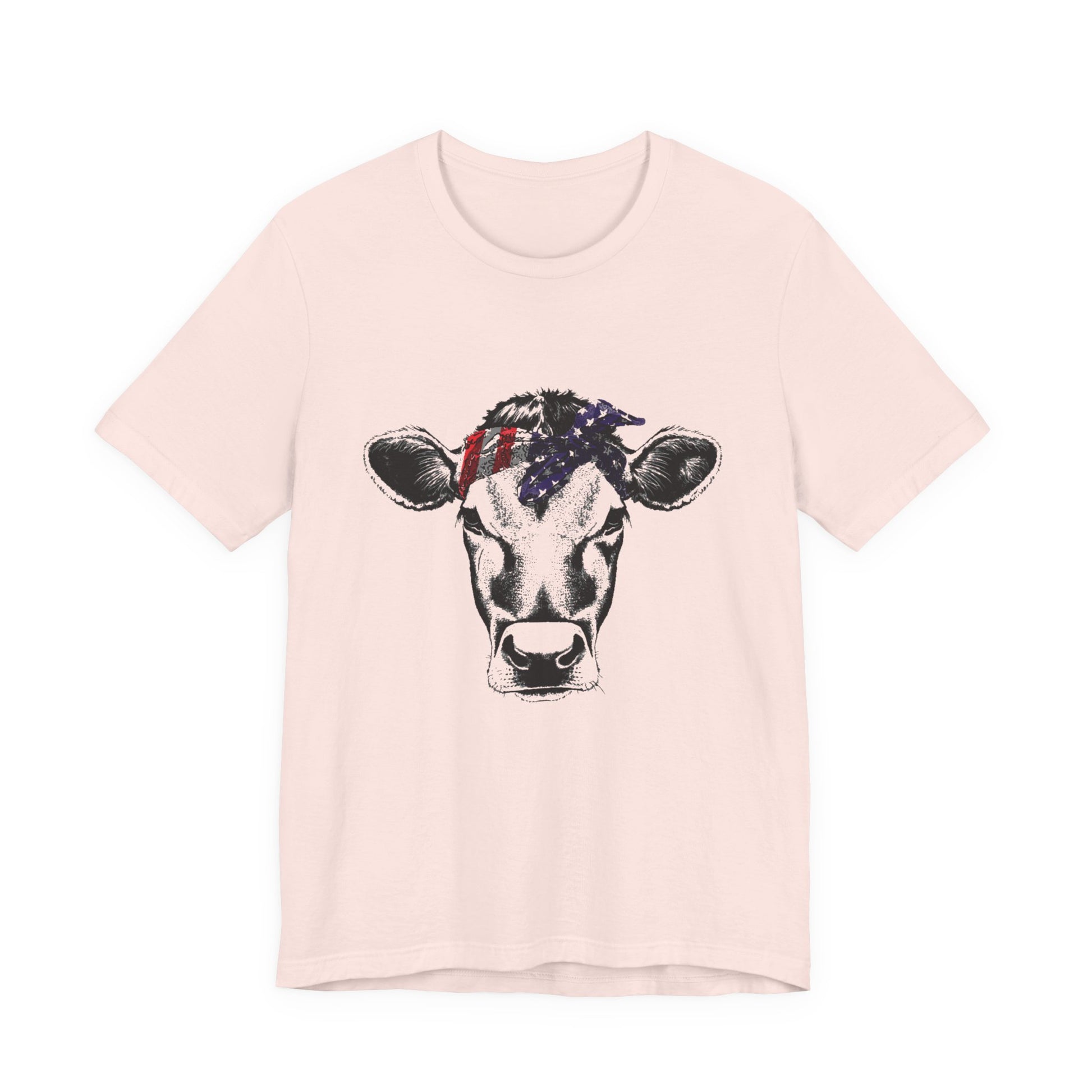 Highland Cow shirt, American Flag Shirt, Funny Cow Shirt, Independence Day - PopCultureByDesign36