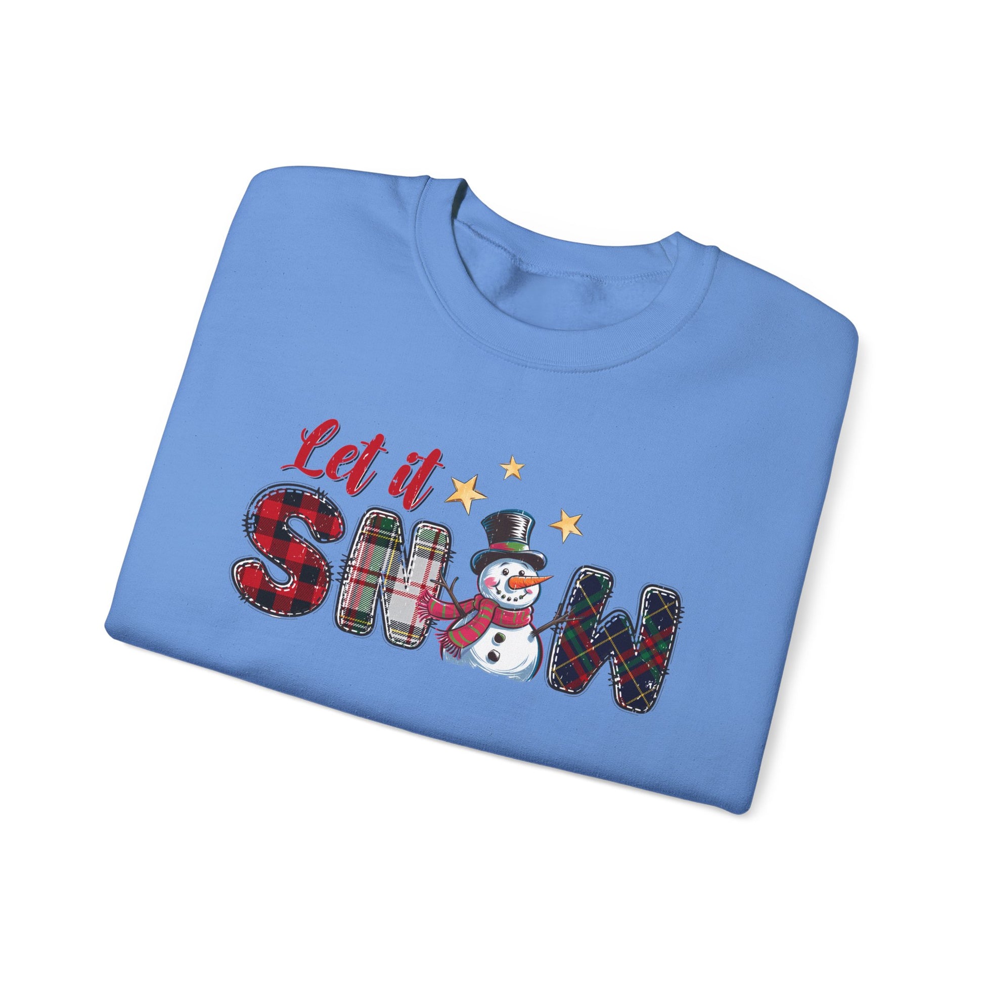 Let It Snow Sweatshirt, Christmas Tis The Season Sweatshirt, Merry Christmas - PopCultureByDesign36