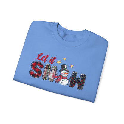Let It Snow Sweatshirt, Christmas Tis The Season Sweatshirt, Merry Christmas - PopCultureByDesign36