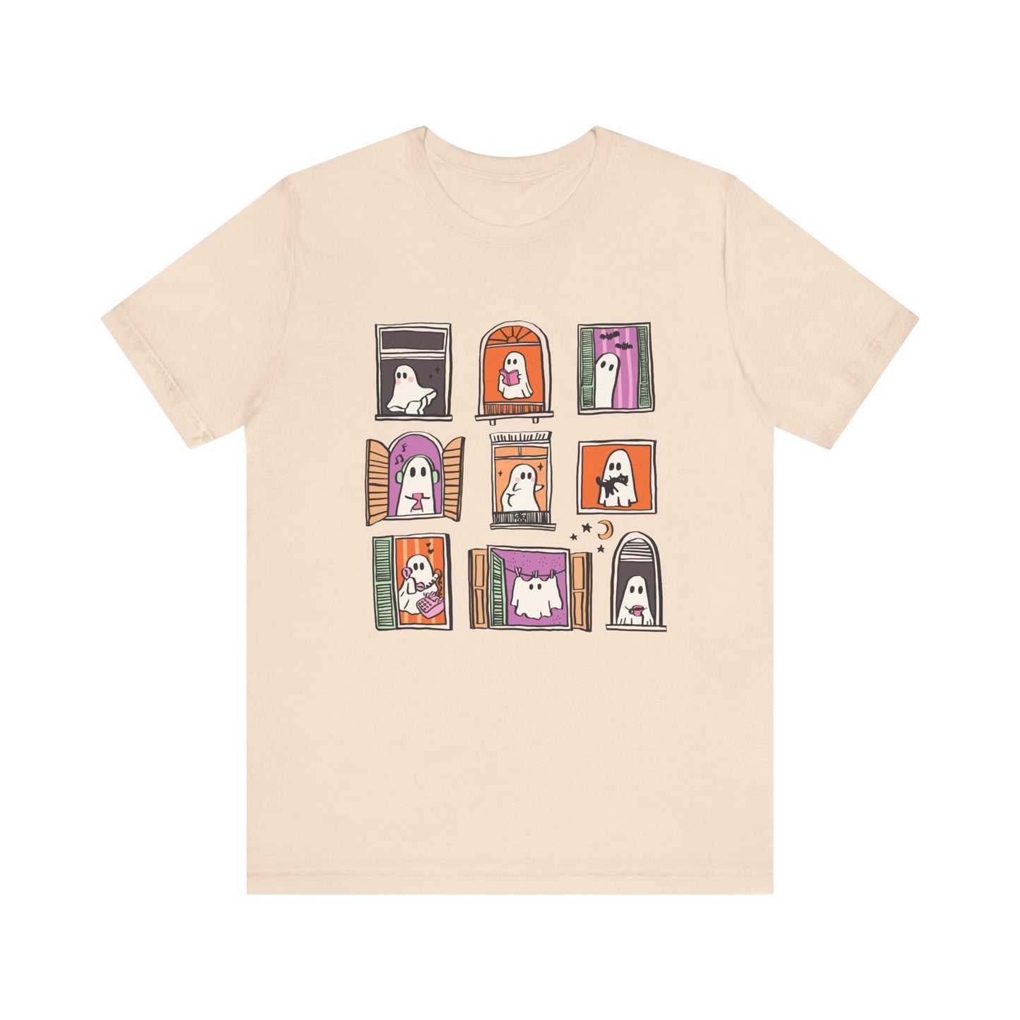 Ghostly Frames T-Shirt, Halloween Tee, Spooky Shirt - PopCultureByDesign36