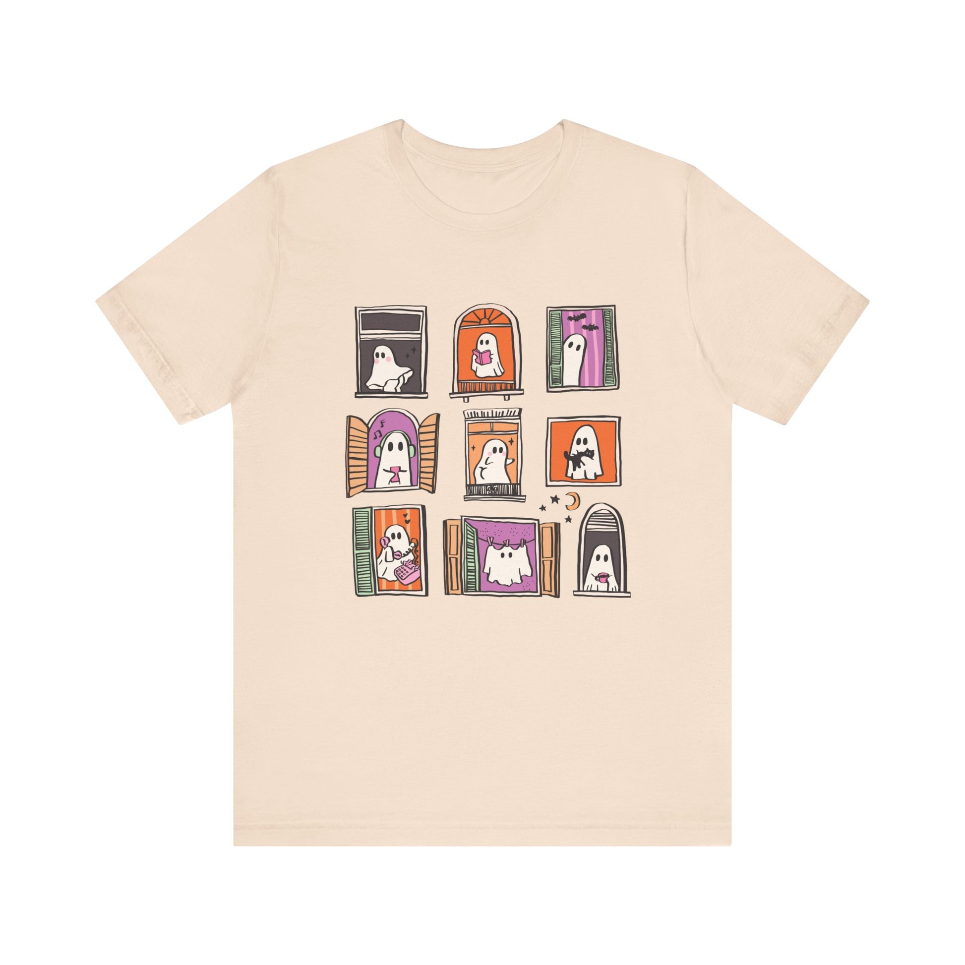 Ghostly Frames T-Shirt, Halloween Tee, Spooky Shirt - PopCultureByDesign36