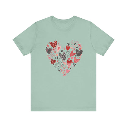 Valentine Heart Shirt, Heart Shirt, Love Shirt, Valentine Shirt, Valentines Day Shirt - PopCultureByDesign36
