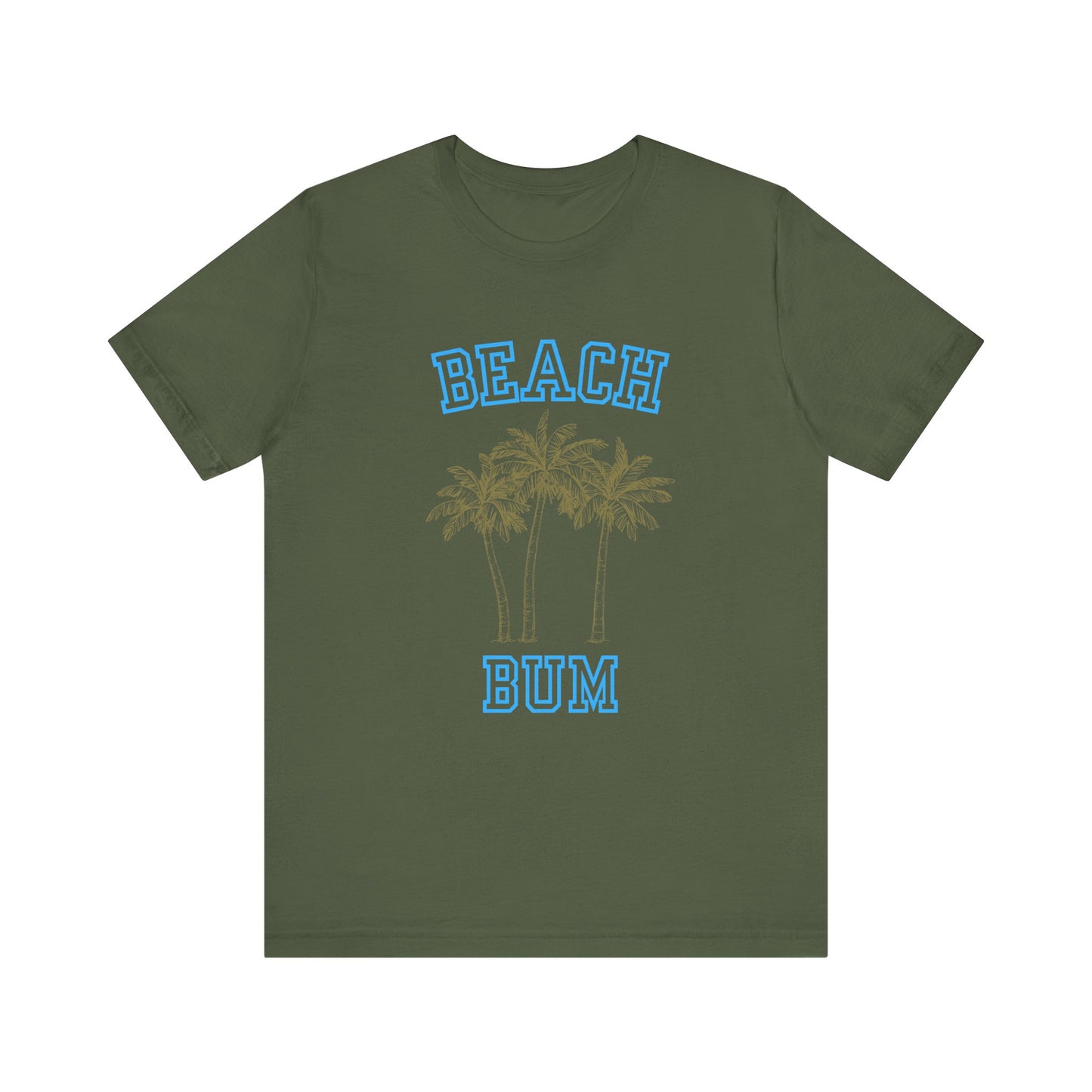 Beach Bum Palm Tree Shirt, Tropical Island Vacation Clothing, Palm Tree Lover Gift - PopCultureByDesign36