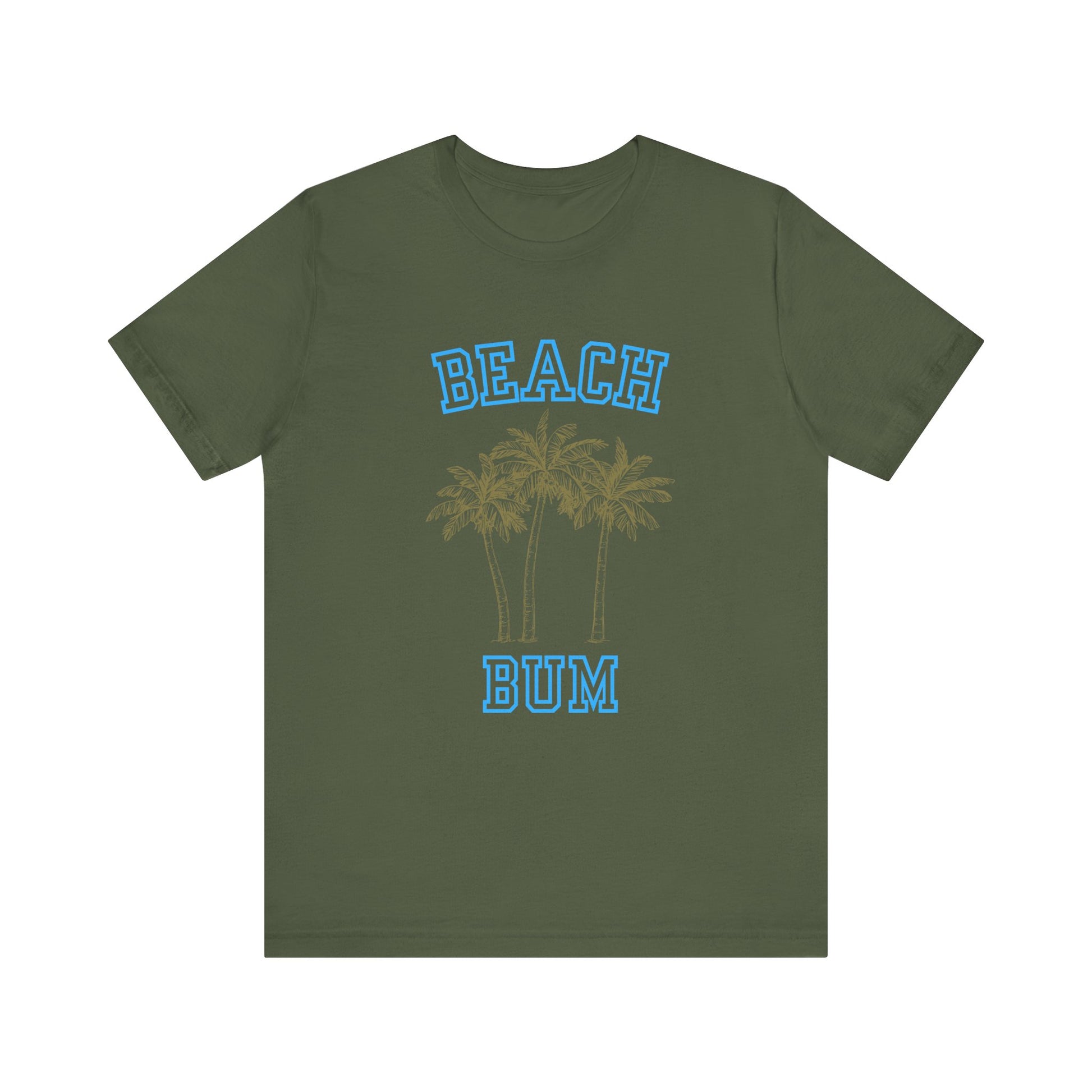 Beach Bum Palm Tree Shirt, Tropical Island Vacation Clothing, Palm Tree Lover Gift - PopCultureByDesign36