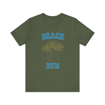 Beach Bum Palm Tree Shirt, Tropical Island Vacation Clothing, Palm Tree Lover Gift - PopCultureByDesign36
