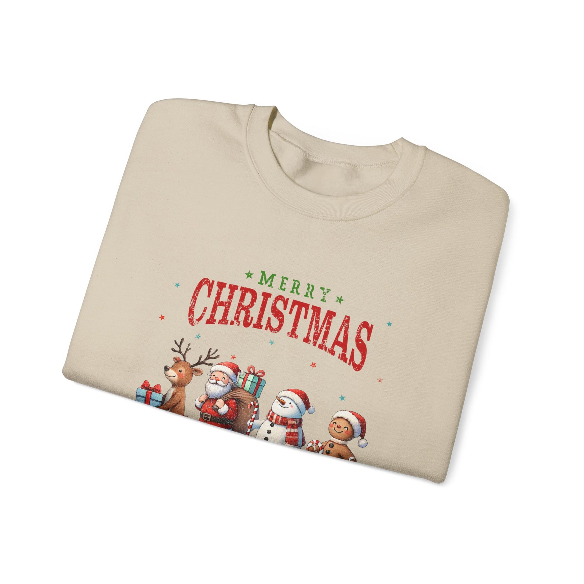 Christmas Sweatshirt, Cute Gingerbread Sweater, Gift For Christmas - PopCultureByDesign36