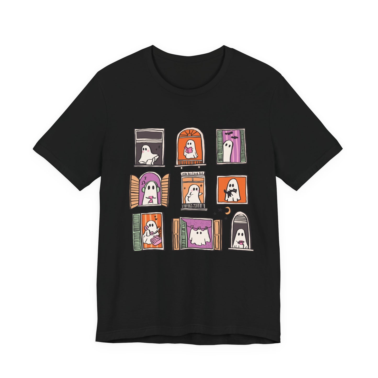 Ghostly Frames T-Shirt, Halloween Tee, Spooky Shirt - PopCultureByDesign36
