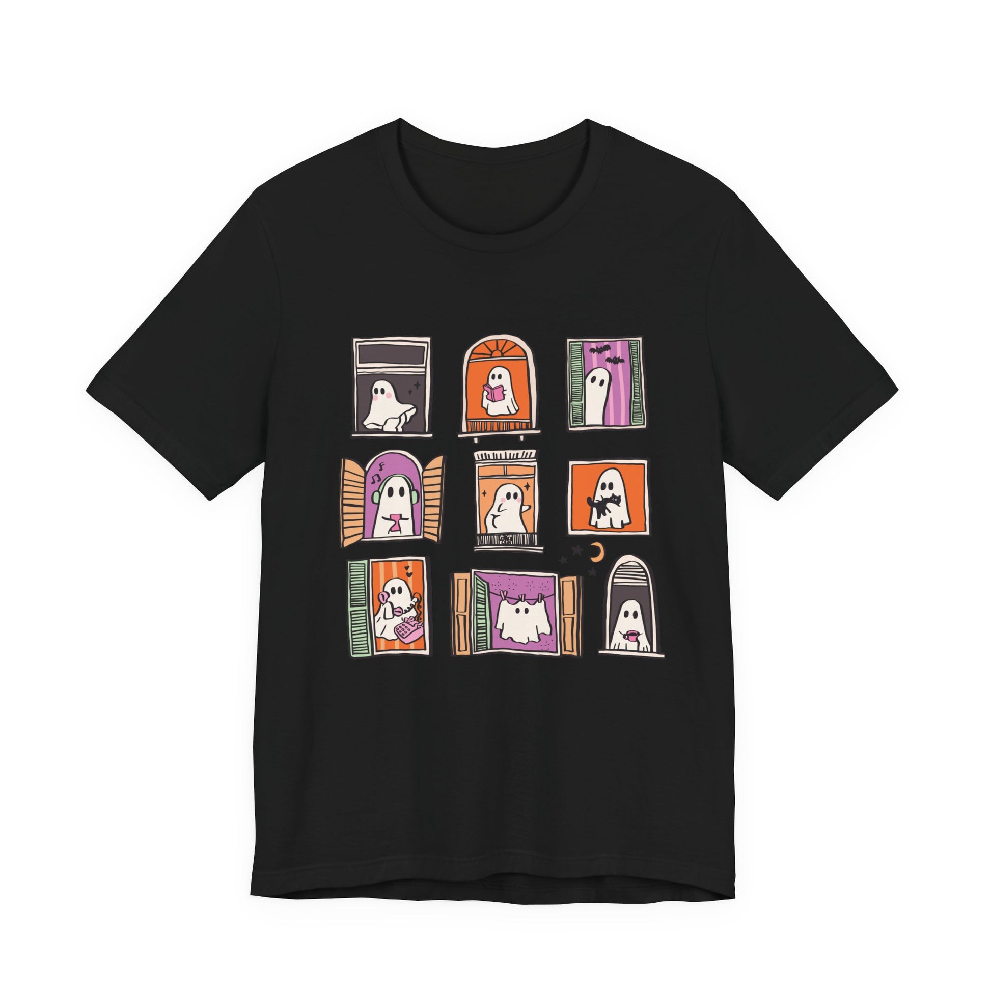 Ghostly Frames T-Shirt, Halloween Tee, Spooky Shirt - PopCultureByDesign36