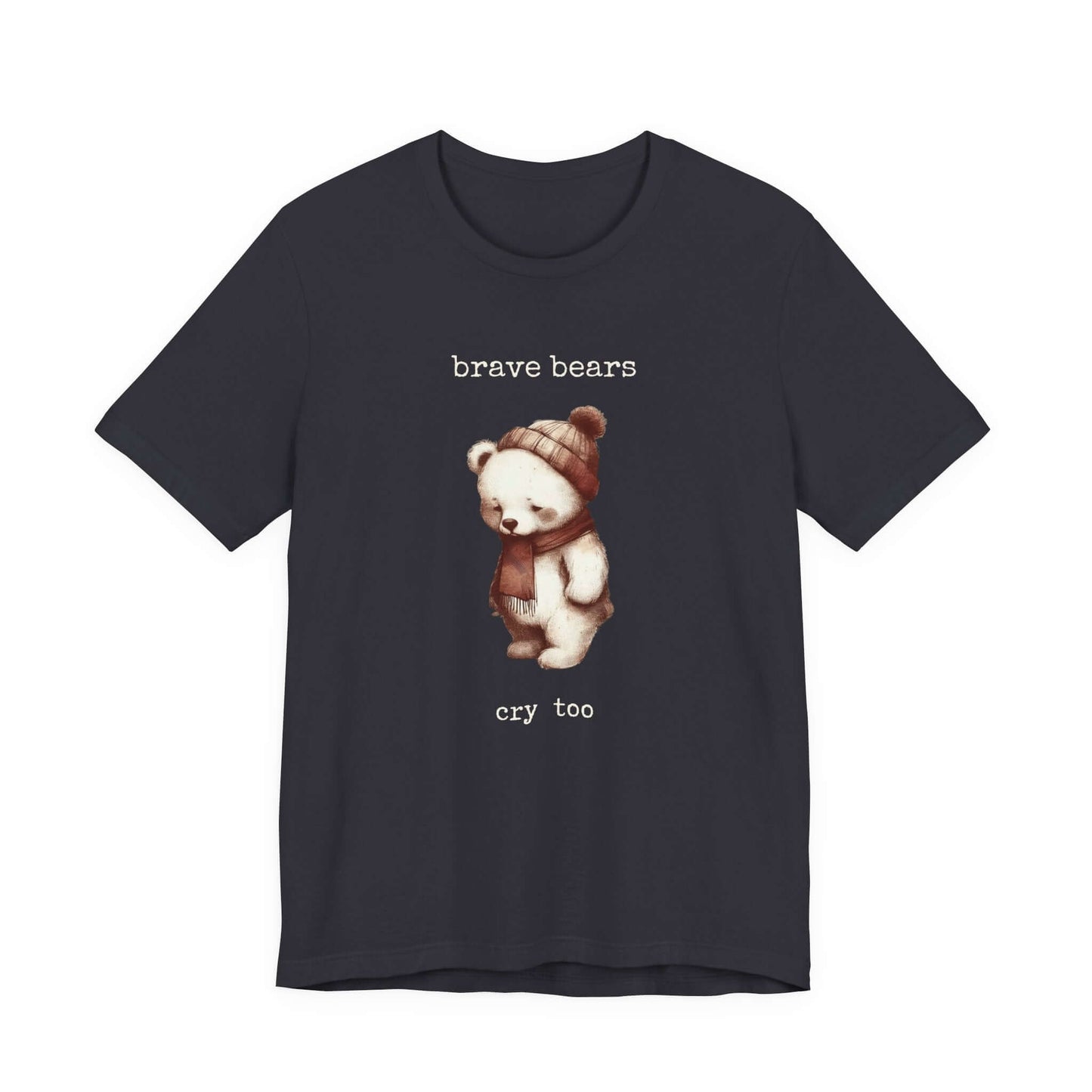 Brave Bears Cry Too Shirt, Vintage Bear Shirt, My tummy Hurts Shirt - PopCultureByDesign36