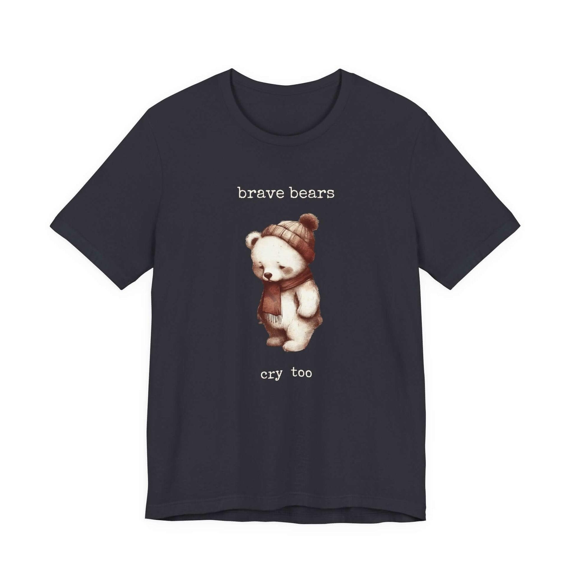 Brave Bears Cry Too Shirt, Vintage Bear Shirt, My tummy Hurts Shirt - PopCultureByDesign36