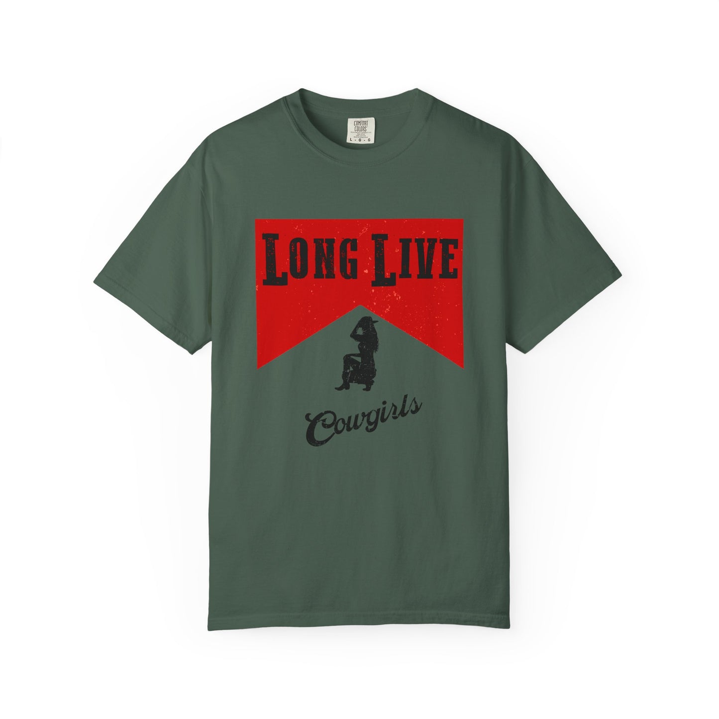 Comfort Colors Long Live Cowgirls western graphic shirt, Rodeo shirt - PopCultureByDesign36