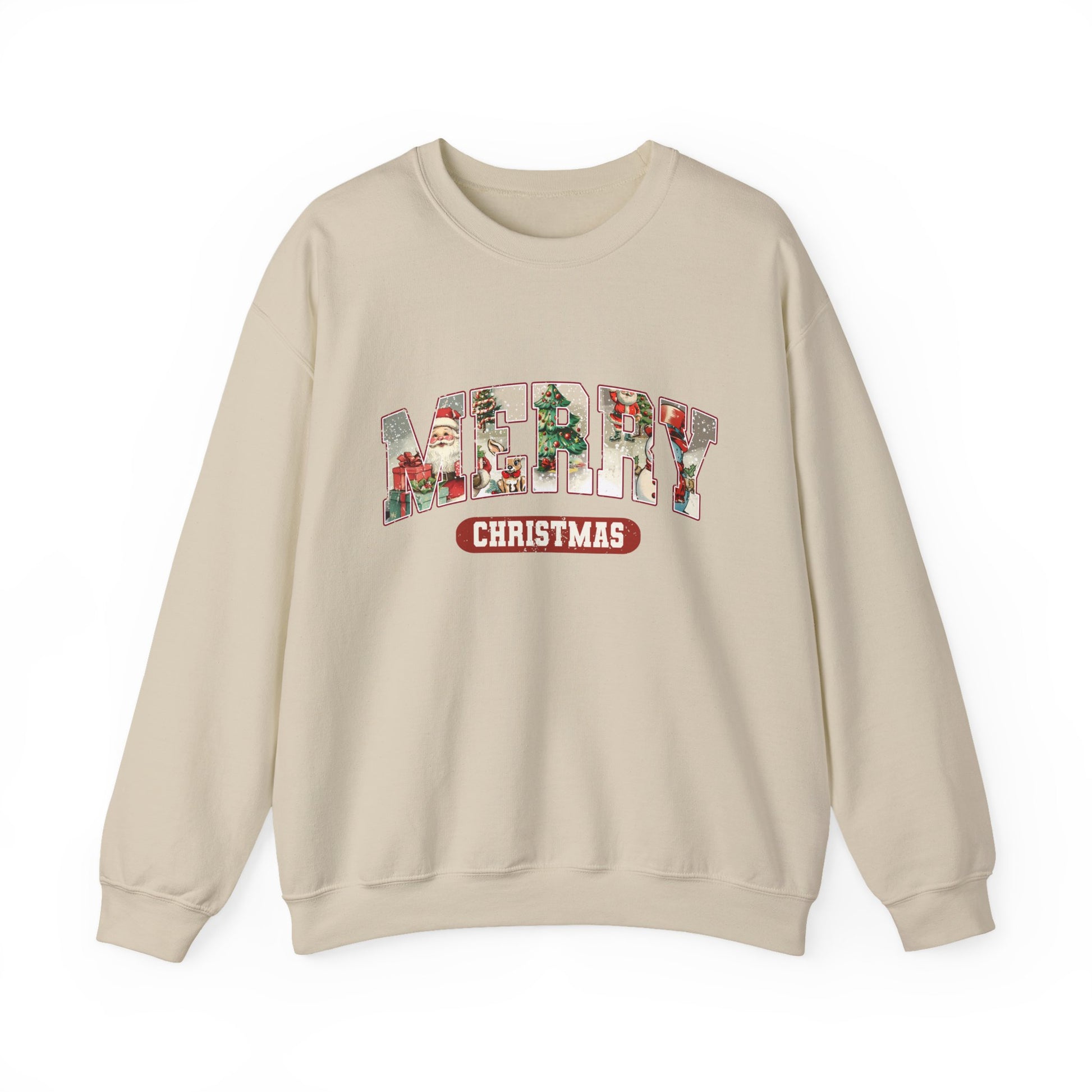 Christmas Sweatshirt, Christmas Gift Women, Merry Christmas Sweatshirt - PopCultureByDesign36