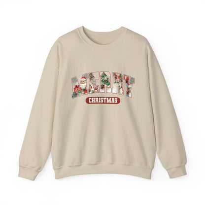 Christmas Sweatshirt, Christmas Gift Women, Merry Christmas Sweatshirt - PopCultureByDesign36