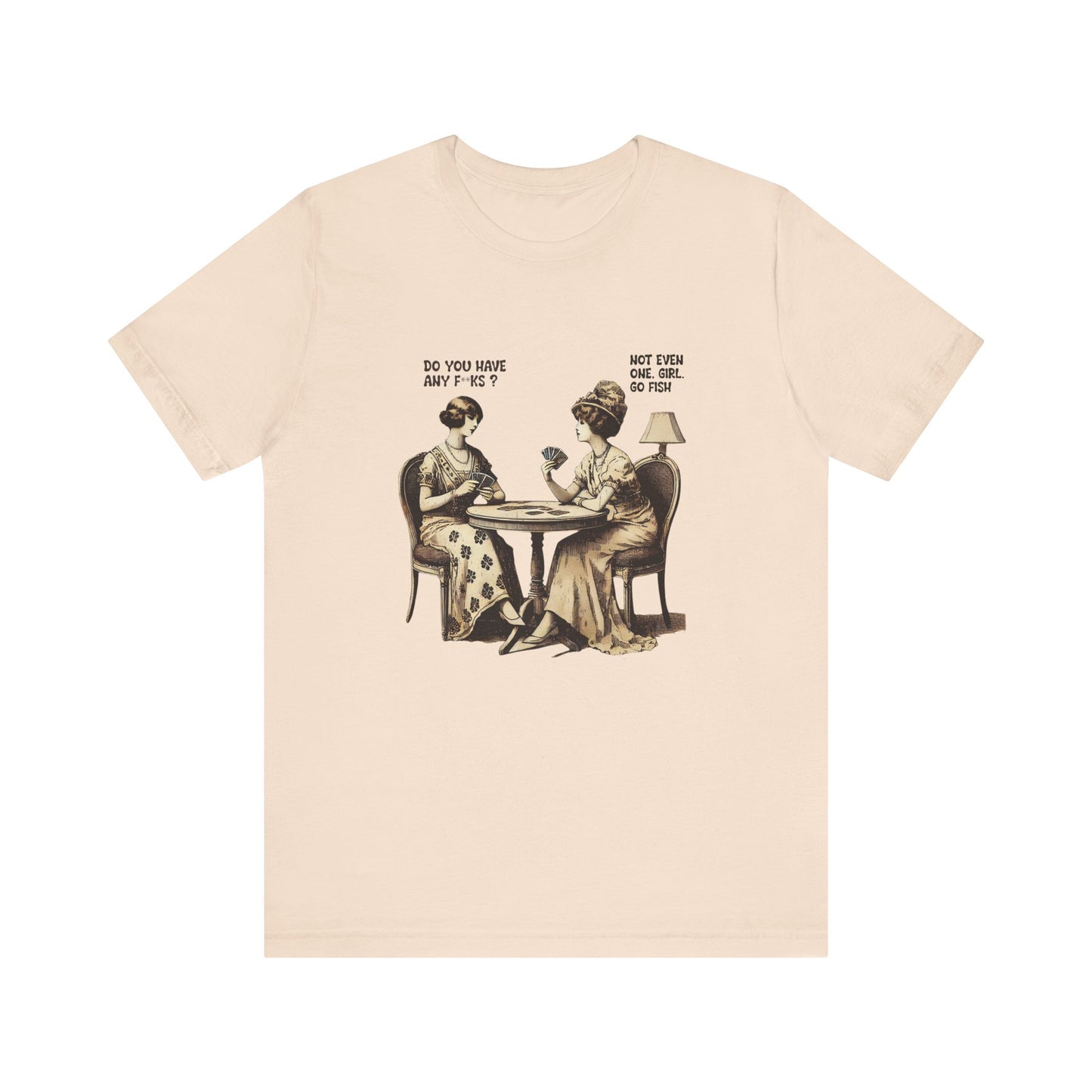 Funny Card Playing Tee, Card Playing Lovers Tee, Vintage Style Top - PopCultureByDesign36