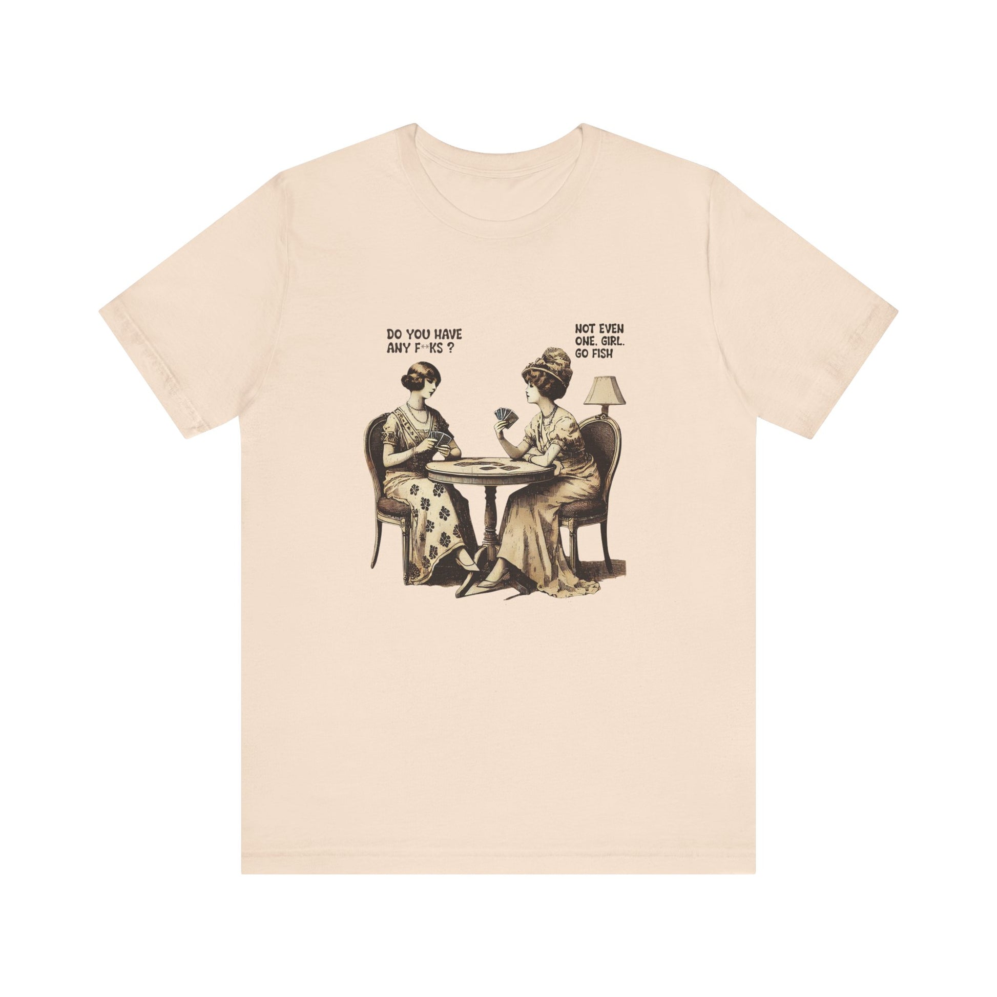 Funny Card Playing Tee, Card Playing Lovers Tee, Vintage Style Top - PopCultureByDesign36