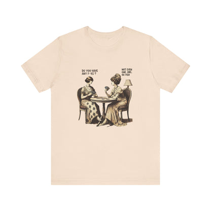 Funny Card Playing Tee, Card Playing Lovers Tee, Vintage Style Top - PopCultureByDesign36