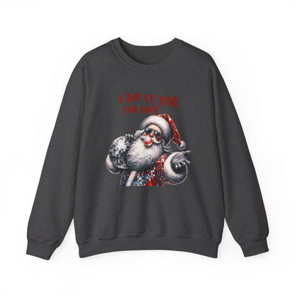 Funny Santa Inspired, Funny Santa sweatshirt, Retro Santa sweatshirt - PopCultureByDesign36