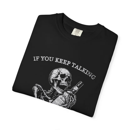 Skeleton Liquor T-shirt, Funny Drinking Tee, Alcohol Lover Gift - PopCultureByDesign36
