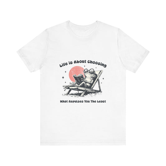 Funny Frog Reading Shirt, Sarcastic Frog Shirt, Frog with Glasses Shirt - PopCultureByDesign36